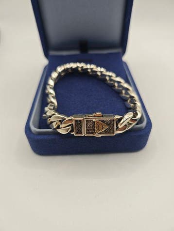 Zonder minimumprijs - Armband Zilver, Zilver .925, Sieraden, Tassen en Uiterlijk, Armbanden, Nieuw