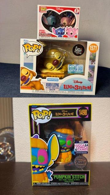 Funko - Funko Pop 3 Funko : Stitch Pumpkin 1498 Limited