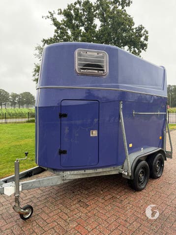 Degelijke Polyester Reuter 2 Paards Trailer!, Ophalen, Zo goed als nieuw, Polyester, 2-paards trailer