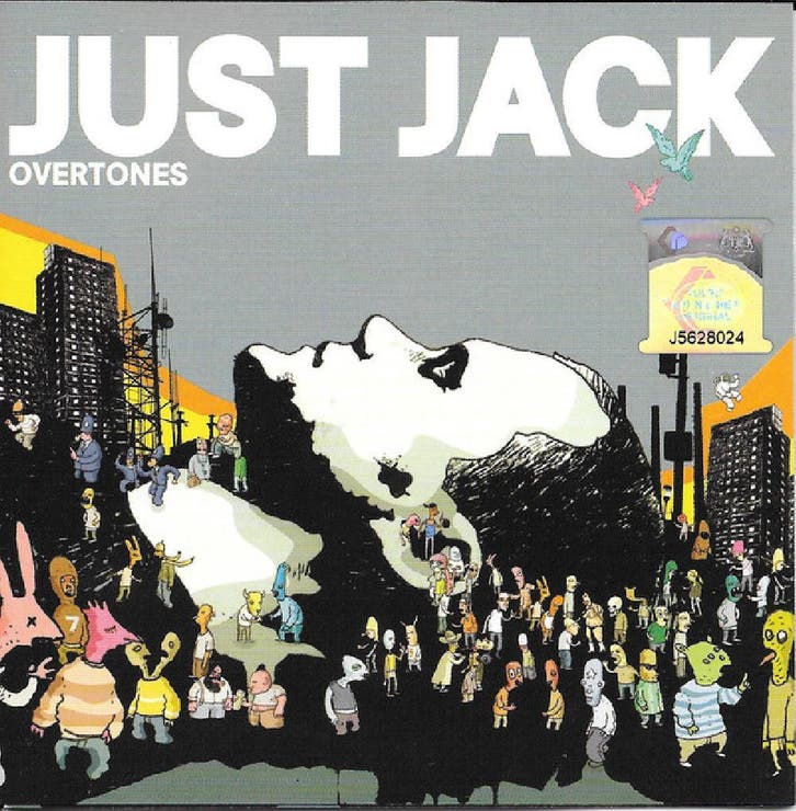 cd - Just Jack - Overtones, Cd's en Dvd's, Cd's | Overige Cd's, Zo goed als nieuw, Verzenden