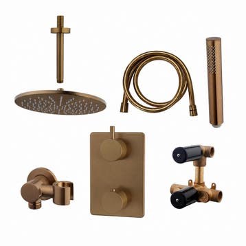 Boss & Wessing Inbouw Regendouche Set 15 Cemal Rechthoek, Ophalen of Verzenden, Nieuw, Kraan