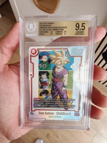 Bandai - 1 Graded card - Dragon Ball - Son Gohan #SB02007, Nieuw