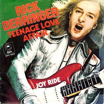 vinyl single 7 inch - Rick Derringer - Teenage Love Affair, Verzenden, Zo goed als nieuw, 7 inch, Pop