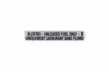 Originele sticker uitsluitend op loodvrije benzine, Ophalen of Verzenden