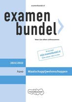 Examenbundel / havo Maatschappijwetenschappen 2021/2022, Boeken, Verzenden, Zo goed als nieuw