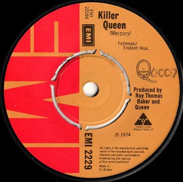 Queen - Killer Queen / Flick Of The Wrist, Ophalen of Verzenden, Gebruikt