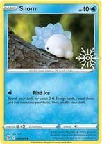 Snom 084/264 Snowflake stamp (Fusion Strike), Ophalen of Verzenden, Nieuw, Losse kaart, Foil