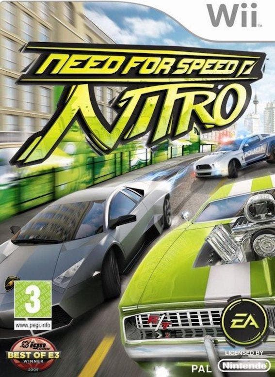 Need for Speed Nitro (Wii Games), Spelcomputers en Games, Games | Nintendo Wii, Zo goed als nieuw, Ophalen of Verzenden