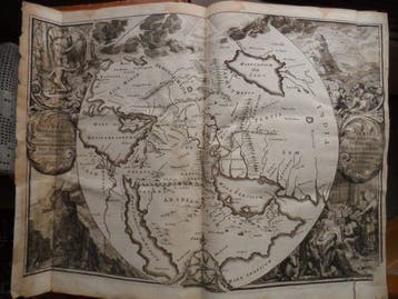 LUTHER bijbel met kaarten van Romeyn de Hooghe - Biblia, Dat, Antiek en Kunst, Antiek | Boeken en Bijbels