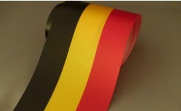 Belgische vlag 70 mm 3 meter per stuk, Ophalen of Verzenden, Nieuw