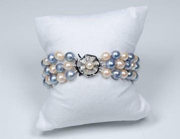 Zonder minimumprijs - Armband - 835 zilver - Ø 6-6,5 mm, Nieuw