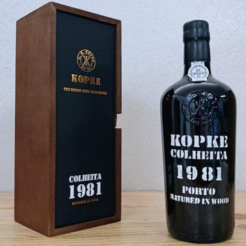 1981 Kopke - Colheita Port, Tawny - Porto - 1 Fles (0,75, Verzamelen, Wijnen, Nieuw