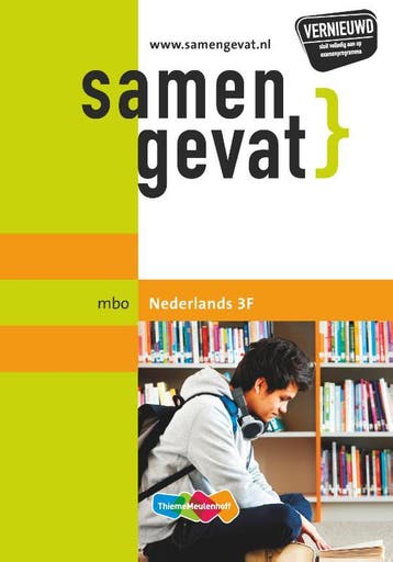 Samengevat MBO Nederlands 3F 9789006372458, Zo goed als nieuw