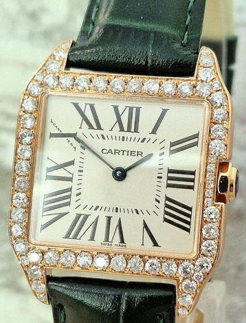 Cartier - Santos Dumont 18k Diamonds - Zonder minimumprijs -, Nieuw