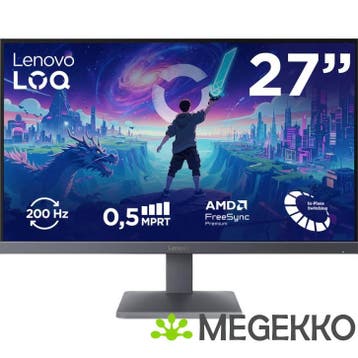 Lenovo LOQ 27-10 27  Full HD 200Hz IPS Monitor, Verzenden, Nieuw, Lenovo