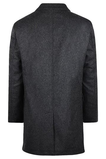 2dekans | L Dark Grey Melange wool herringbone over coat, Ophalen of Verzenden, Zo goed als nieuw, McGregor