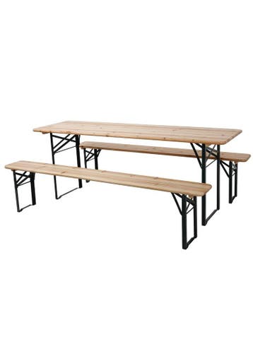 Biertafels te huur - 8 persoons, Zo goed als nieuw, Campingtafel