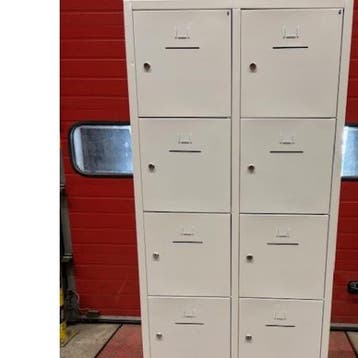 (MDK-107212) 2 koloms lockerkast 5 deuren per kolom ACTIE, Huis en Inrichting, Kasten | Lockerkasten, Ophalen of Verzenden, Gebruikt
