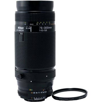 Nikon AF Nikkor 75-300mm F4.5-5.6 Zoomlens, Nieuw