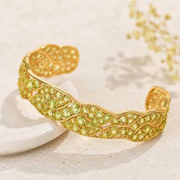 Zonder minimumprijs - Armband Zilver - Peridot -, Sieraden, Tassen en Uiterlijk, Nieuw