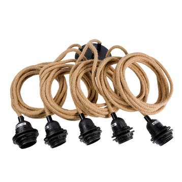Lampfitting voor Plafond - Naturel - 5 Fittings, Verzenden, Nieuw