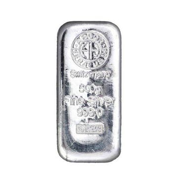 500 gram - Zilver .999 - Argor-Heraeus, Switzerland, 500g