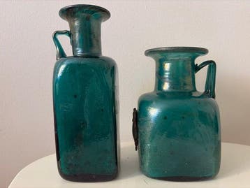 Vaas (2) - Muranoglas - Scavo, Antiek en Kunst, Antiek | Glas en Kristal