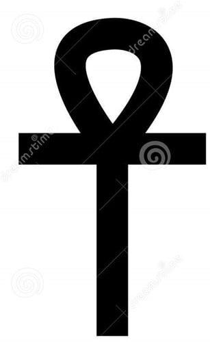 Ankh symbool steekschuimvorm oase voor verse bloemen, Hobby en Vrije tijd, Knutselen, Nieuw, Ophalen of Verzenden