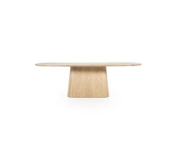 Eettafel Nola eiken 250x110cm - naturel | Eleonora, Ophalen of Verzenden, Nieuw