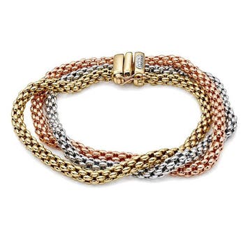 Fope - Armband - 18 karaat Geel goud, Roségoud, Witgoud -, Nieuw