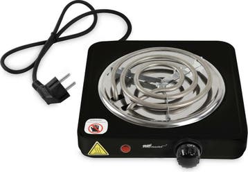 Elektrische Kolenbrander - 1000W - Zwart - Broil-Master, Verzenden, Zo goed als nieuw