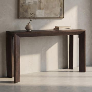*WOONWINKEL* Wandtafel Bruin Hout, Verzenden, Nieuw