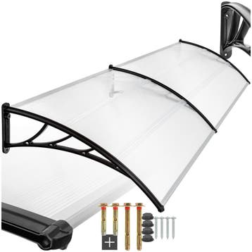 Voordeurluifel transparant - 200 cm, Huis en Inrichting, Verzenden, Nieuw