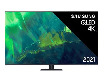 Samsung QE75Q74A - 75 inch 4K UHD QLED 100 Hz Smart Tv, Ophalen, Zo goed als nieuw, 100 Hz, Samsung