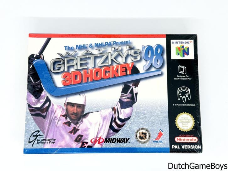 Nintendo 64 / N64 - Wayne Gretzkys 3D Hockey 98 - EEU - Ne, Spelcomputers en Games, Games | Nintendo 64, Gebruikt, Verzenden