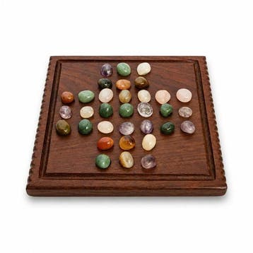 Brazilian Solitaire Game - Solid Angico Wood & Oversized 2cm