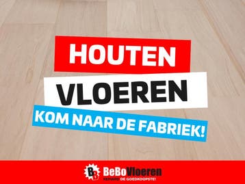 KORTING OP ALLE  HOUTEN VLOEREN! Al va 7,98 pm² OP=OP!, Parket, 50 tot 150 cm, Nieuw, Ophalen of Verzenden