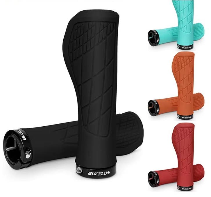 Ergonomische MTB Handvatten Antislip Lock-On Rubber, Sport en Fitness, Wielrennen, Nieuw, Verzenden