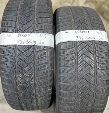2x235-50-19 Pirelli Winter 2x4,5m €50 Per Band 235 50 19, Gebruikt, Winterbanden, 235 mm, Band(en)