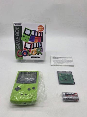 Nintendo - Gameboy Color - lime green - Videogameconsole +, Nieuw