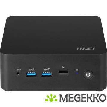 MSI Cubi NUC 1MG-001EU Core 7 mini PC, Computers en Software, Desktop Pc's, Verzenden, Nieuw, MSI