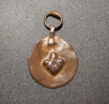 Oud-Romeins Zilver Uitzonderlijk goed bewaard, met een blad