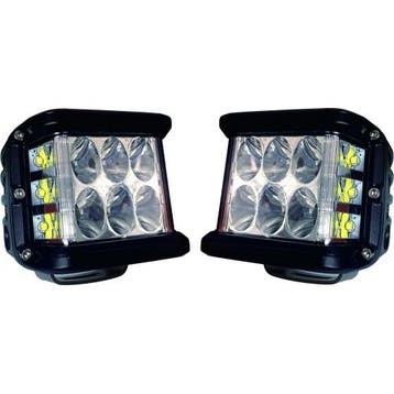 LED SPOT - 9 Led - 25 Watt - Cube - Set 2 stuks, Ophalen of Verzenden, Nieuw