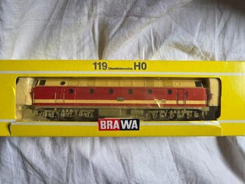 Brawa H0 - 0400 - Diesellocomotief (1) - BR 119 006-5 - DR, Nieuw