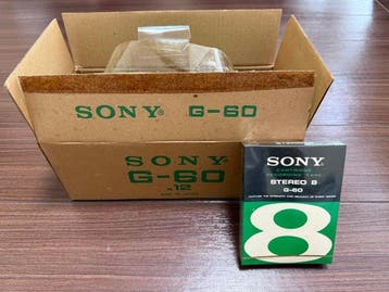 Sony - STEREO8 G-60 Lege audiocassette, Nieuw