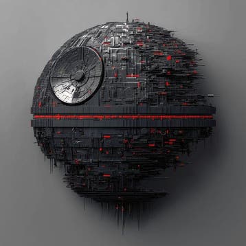 Artxlife - Black Lego Death Star [XXL], Nieuw