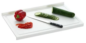 Bartscher Snijplank | Wit | Kunstof | 580 x 375 x 45mm, Verzenden