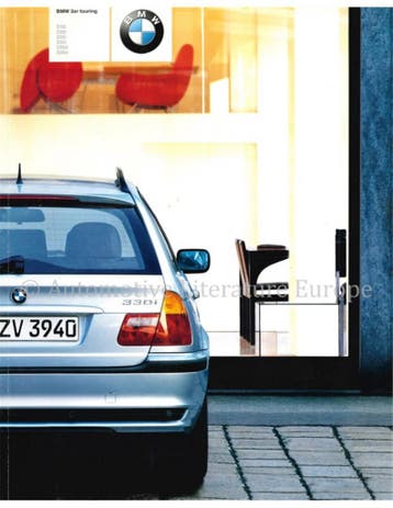 2001 BMW 3 SERIE TOURING BROCHURE DUITS, Nieuw, BMW, Author