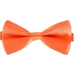 Oranje verkleed vlinderstrikken/vlinderdassen 14 cm voor d.., Verzenden, Nieuw
