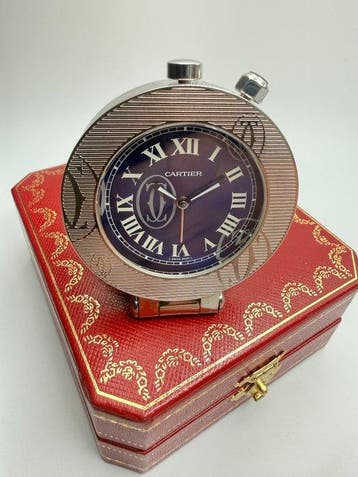 Reisklok - Cartier - Staal - 2000-2010 - Pasha Reiswekker